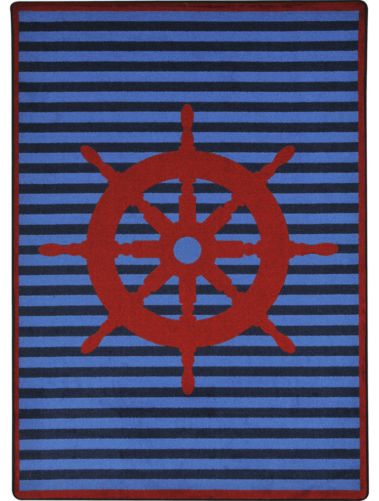 Set Your Course, Red, 7'8" X 10'9"