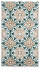 Faded Medallion Pattern 58x102 Tablecloth