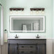 Frameless Vanity LED Lighted Dimmable Bathroom Mirror With Defogger, 60"x28"
