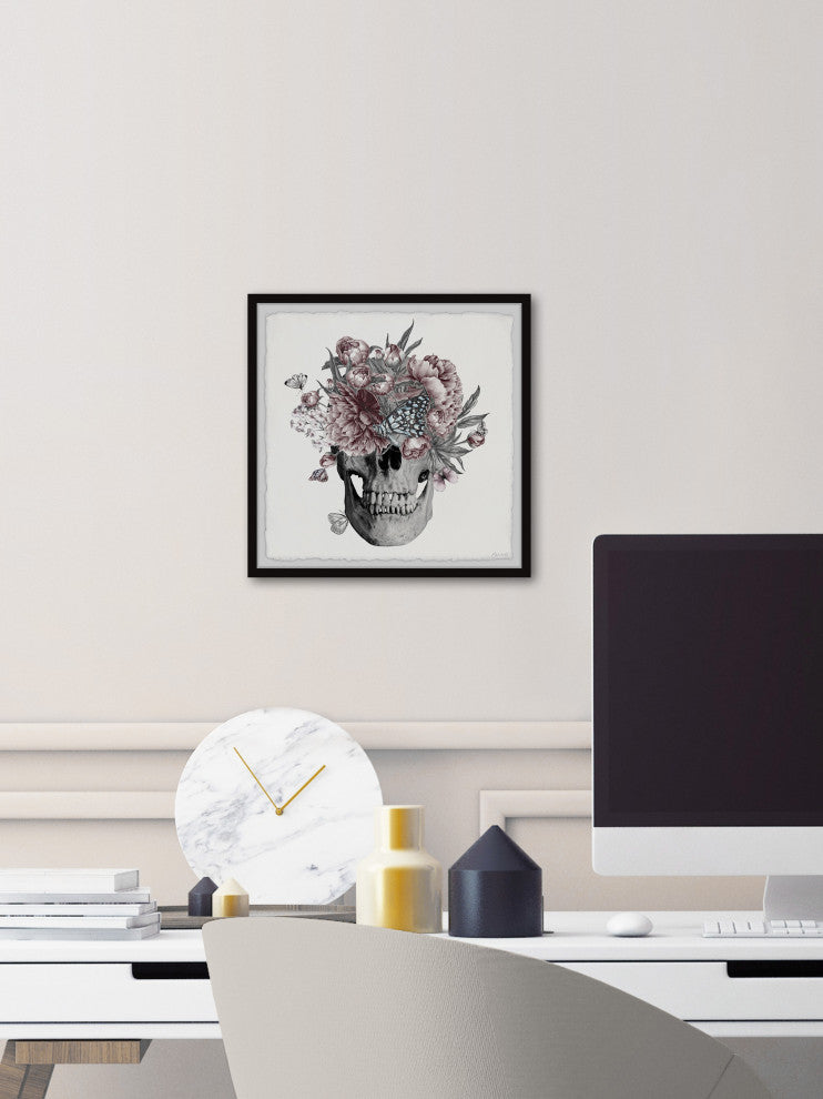 "Blossoming Soul" Framed Painting Print, 12x12