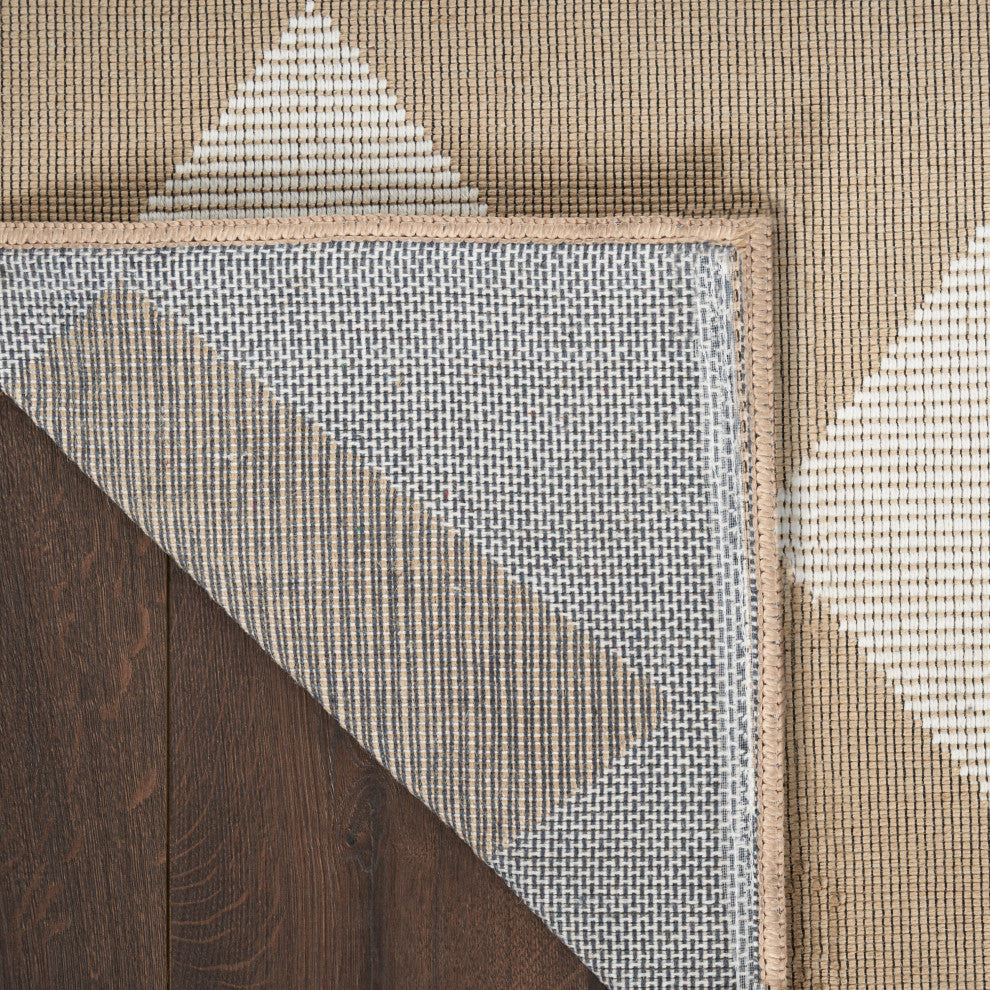 Nourison Washable Modern Jute 2' x 3' Natural Ivory Modern Indoor Rug