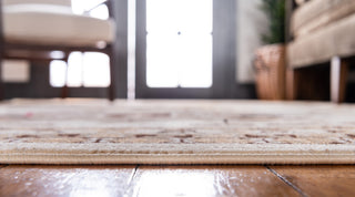 Unique Loom Ivory Oasis Taftan 4' 0 x 6' 0 Area Rug
