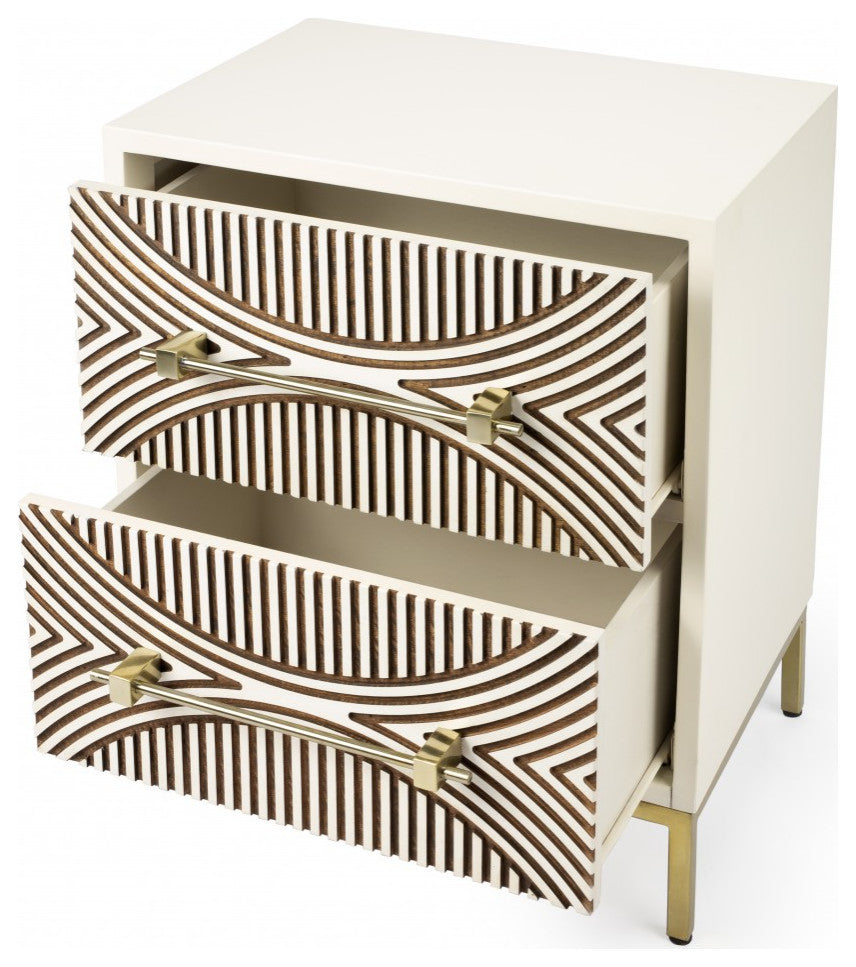 Mango Wood 2 drawers Chest