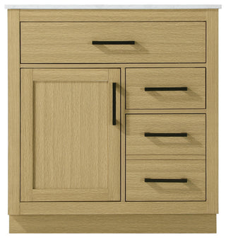 Home Living 32" Single Bathroom Vanity, Honey Brown