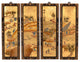 Gold Lacquer Wall Screen Ching Ming