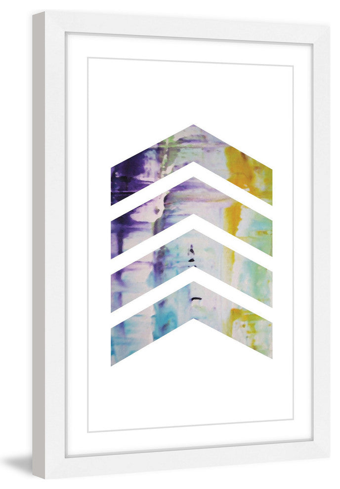 "Arrow Up" Framed Painting Print