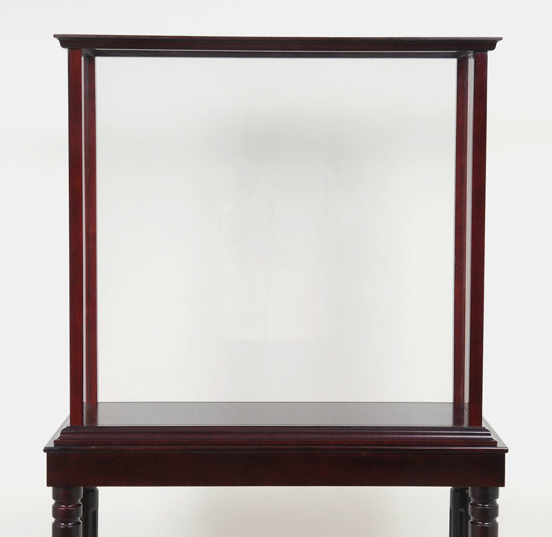 Floor Display Case Small Handcrafted Wooden Display Case for Model Ships