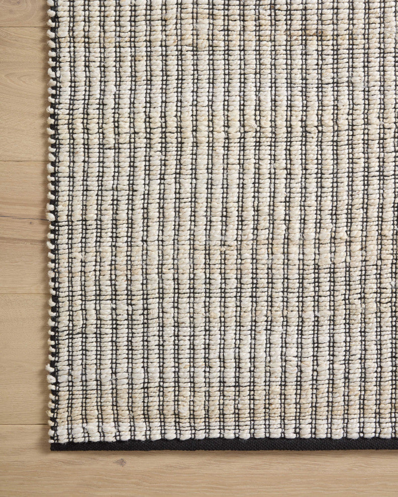 Angela Rose x Loloi Colton Ivory / Black 5''-0" x 7''-0" Area Rug