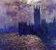 Claude Oscar Monet Houses of Parliament Reflection of the Thames Wall Decal
