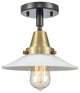 INNOVATIONS LIGHTING 447-1C-BAB-G1 Halophane Flush Mount
