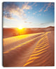 Desert Dunes Reflecting Sunset, Oversized Landscape Canvas Art, 30"x40"
