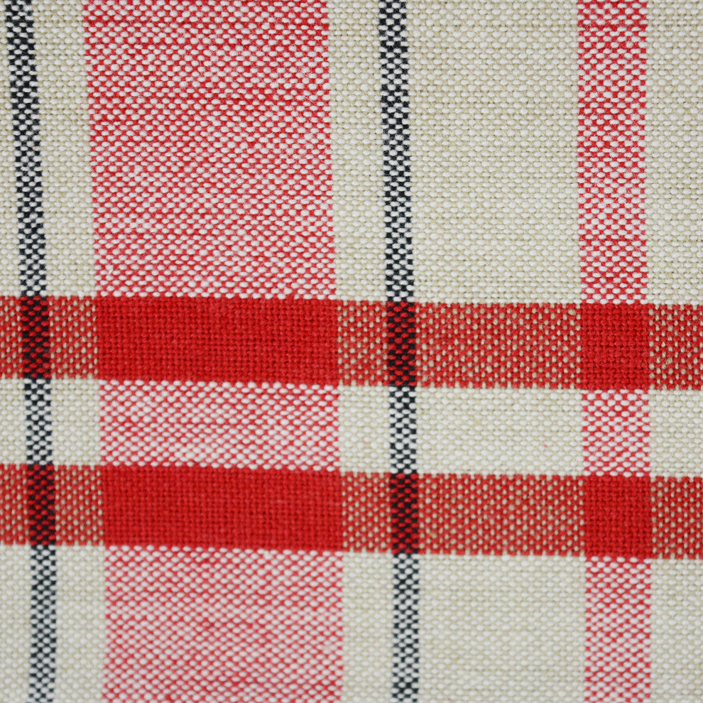 DII Red French Stripe Table Runner 14"x72"