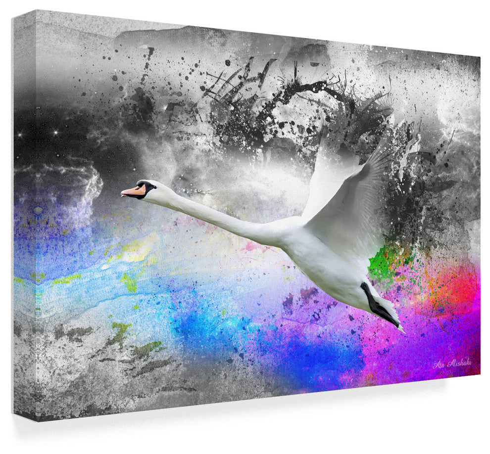 "Black And White To Color" by Ata Alishahi, Canvas Art, 30"x47"