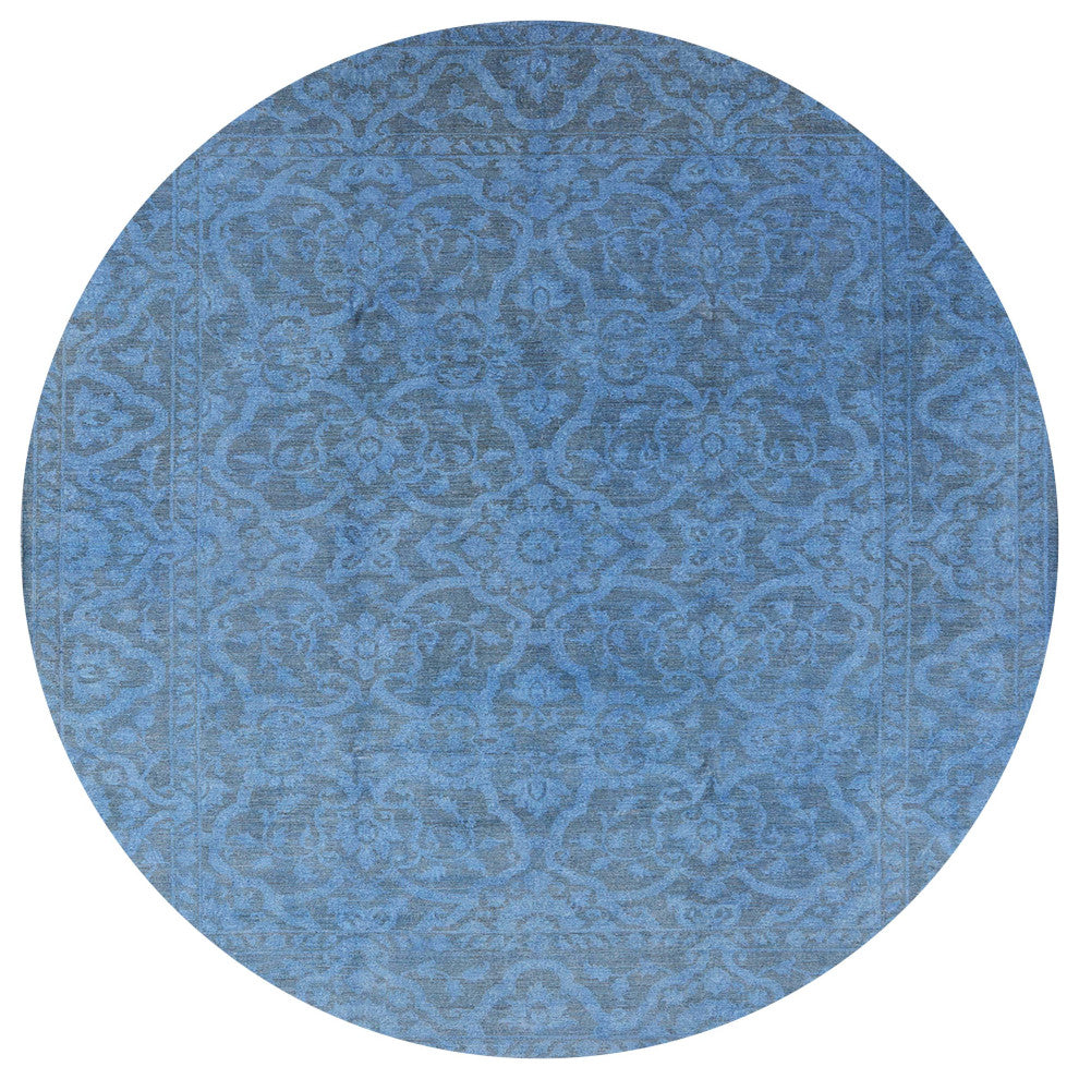 Ahgly Company Indoor Round Mid-Century Modern Area Rugs, 8' Round