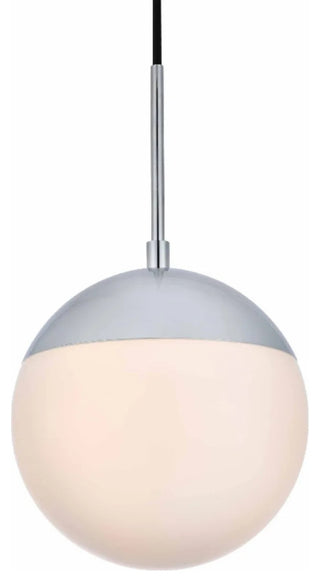 Elegant Lighting LD6026 Eclipse 8"W Mini Pendant - Chrome