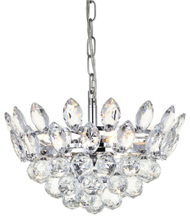 Eleana 14" Pendant, Chrome