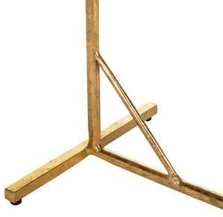 Safavieh Sionne Round C Table, Hunter Green/Gold