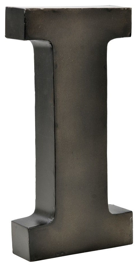 Metal Letter on Raw Metal Finish, 12"