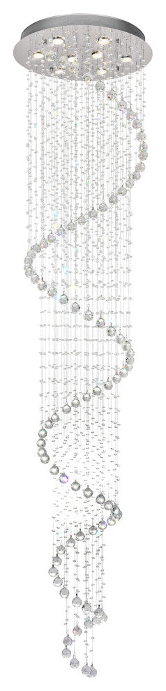 Spiral Flush Mount, 110 Inches