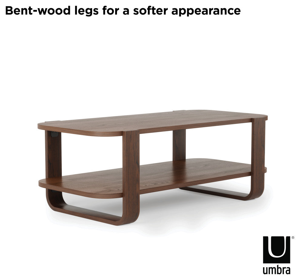 Umbra Bellwood Coffee Table Aged Walnut