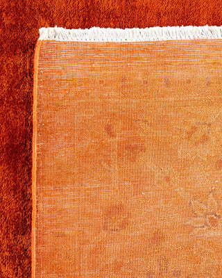 Vibrance, One-of-a-Kind Hand-Knotted Area Rug Orange, 6'1"x8'9"