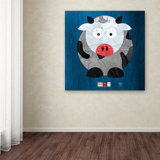 "Moo The Cow" Canvas Art by Design Turnpike