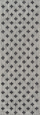 Novogratz by Momeni Villa Umbria Grey Indoor Outdoor Rug 2' X 10' Runner