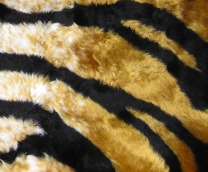 Faux Tiger Skin Pelt Rug, 40"x55"