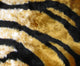 Faux Tiger Skin Pelt Rug, 40"x55"