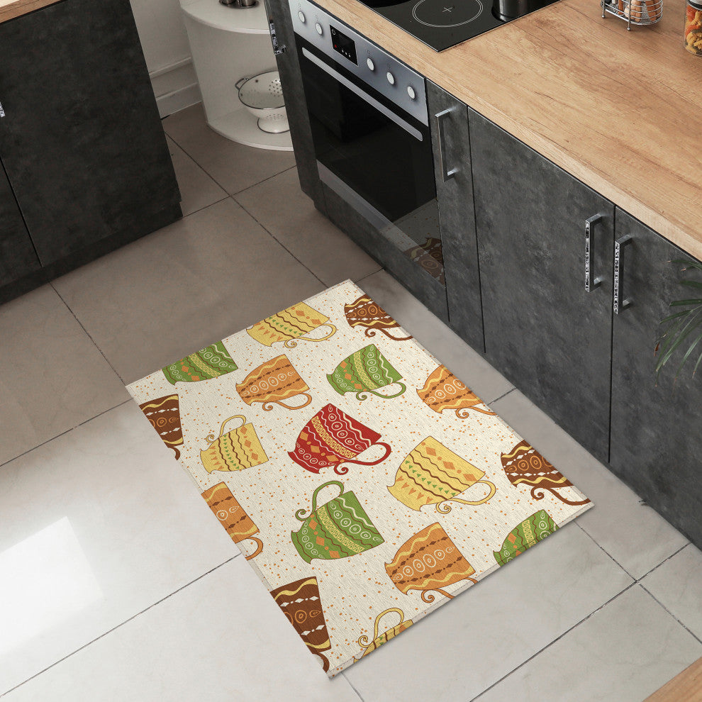 Indoor/Outdoor Kendall KE15 Linen Machine Washable 1'8" x 2'6" Rug