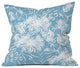 Vy La Cool Breezy Blue Outdoor Throw Pillow, 18x18x5
