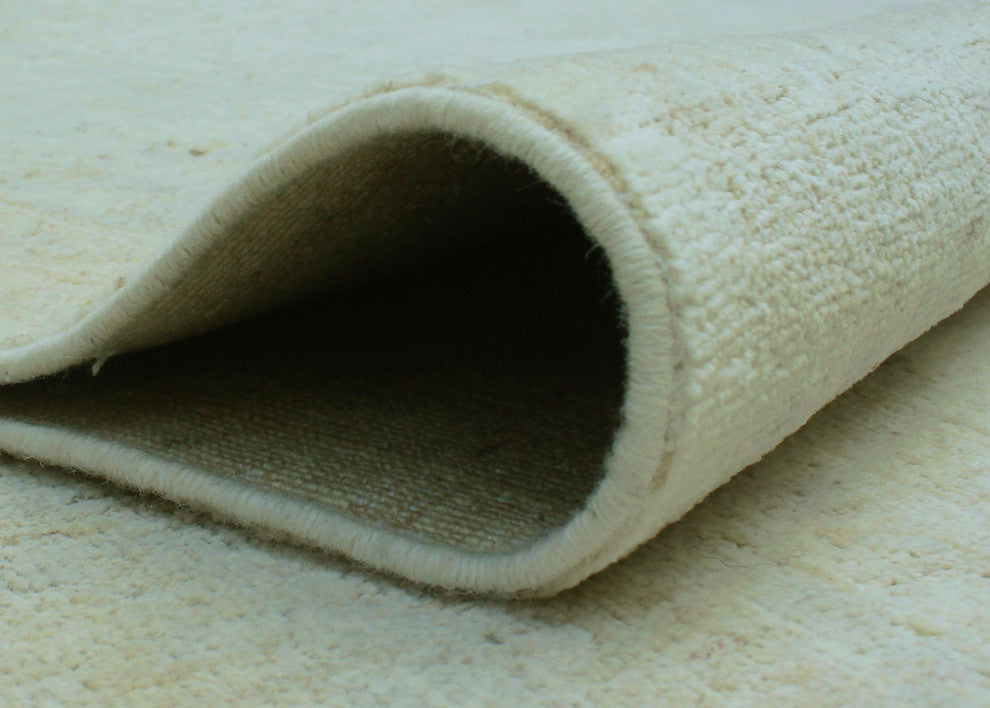 Yousafi Fine Chobi Qaragoz Ivory Rug, 9'11x13'8