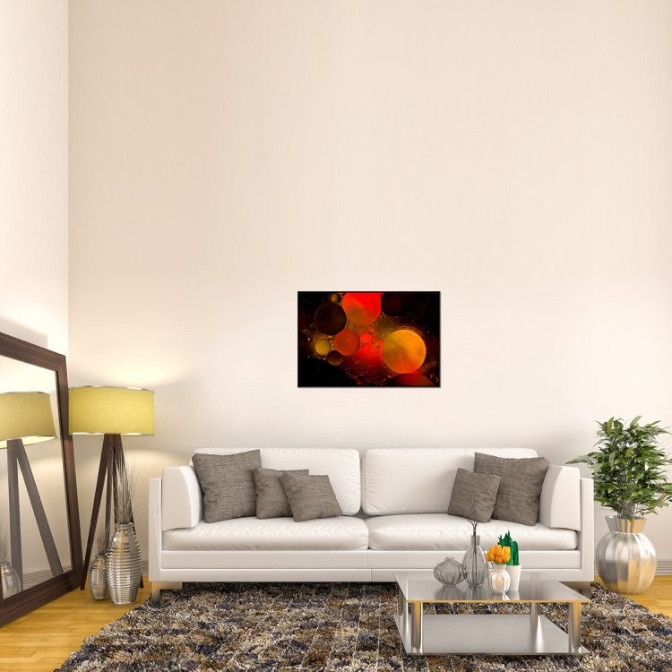 "Astronomical" Framed Canvas Giclee by Heather Bonadio, 37x25"