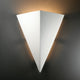 Ambiance Triangle Outdoor Wall Sconce, Bisque