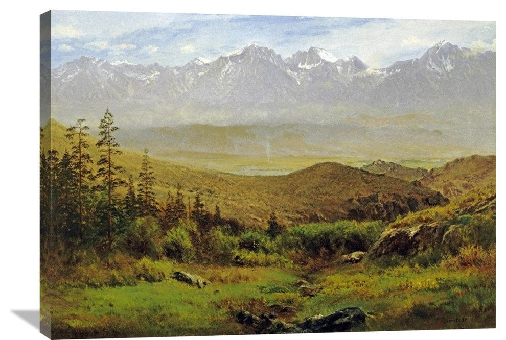 "In The Foothills of The Rockies" Artwork, 36" x 26"