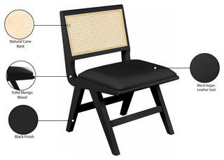 Abby Chair, Black, Black Finish, Side Chair