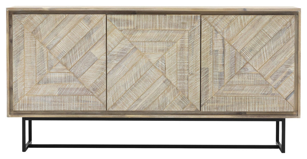 Peridot Sideboard Buffet, Natural Acacia Wood