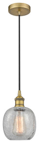 Innovations 616-1P-BB-G105 1-Light Mini Pendant, Brushed Brass