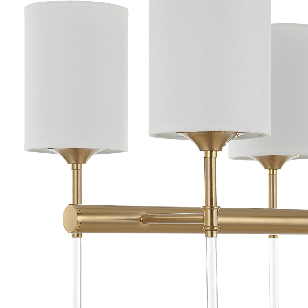 Uttermost Awyr 8 Light Linear Chandelier