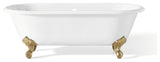 Cheviot Products Regal Cast Iron Bathtub With Continuous Rolled Rim