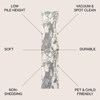 Marmo Abstract Marbled Modern Area Rug