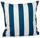 Classic Stripes Decorative Pillow, Morrocan Blue, 18"x18"