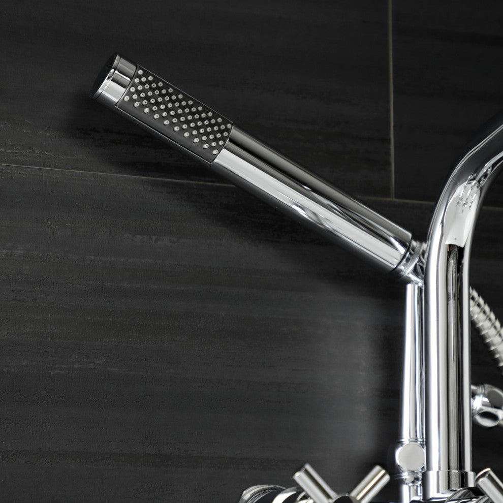 AE8451DX Wall Mount Clawfoot Tub Faucet, Polished Chrome