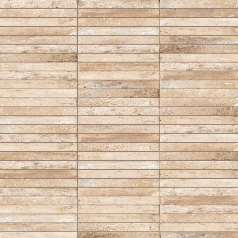 Sedona Charcoal Porcelain Floor and Wall Tile, Sand