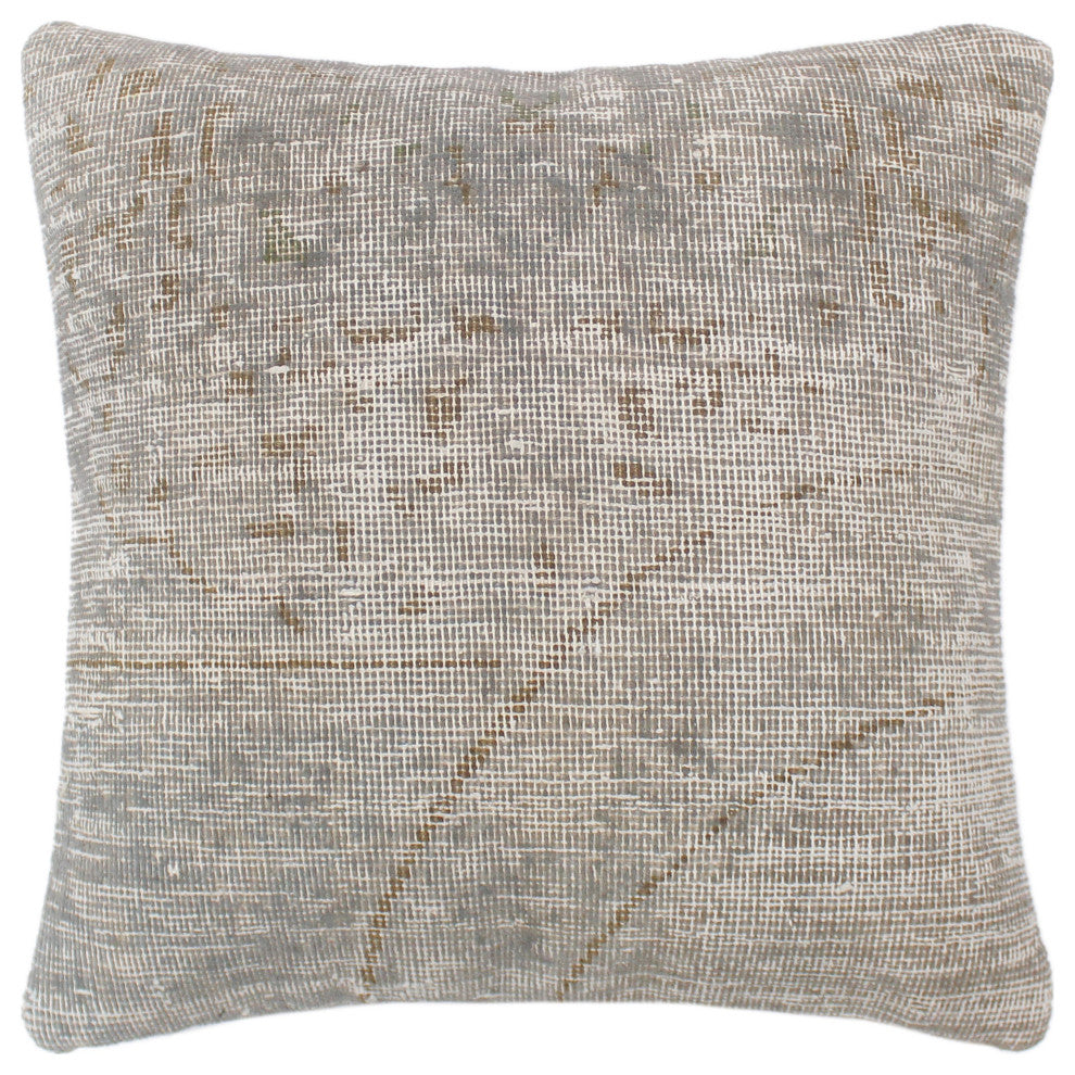 Shabby Chic Ss Vintage Distressed Handmade Rug Pillow
