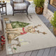 Indoor/Outdoor Wonderland WN8 Beige Machine Washable 5' x 7'6" Rug