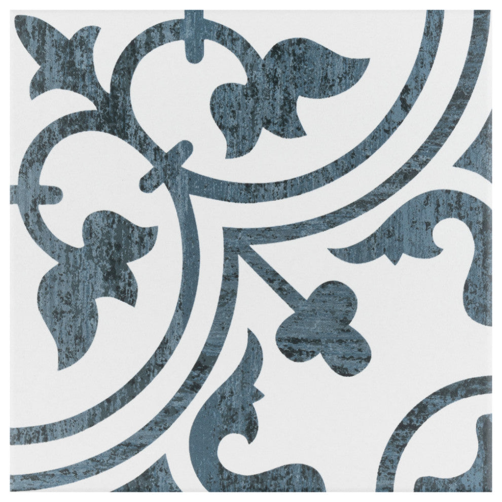 Cassis Arte Black Porcelain Floor and Wall Tile
