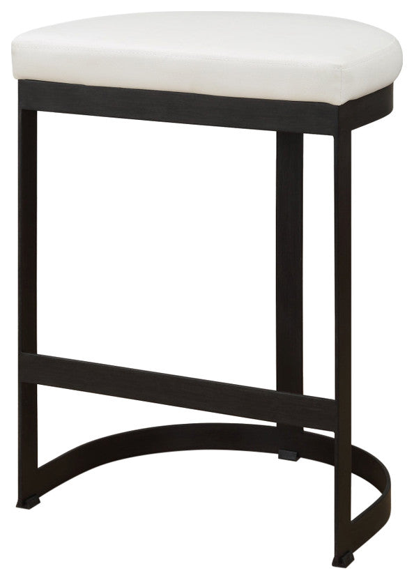 Uttermost Ivanna White Counter Stool