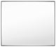 Rectangle Aluminum Framed Wall Mounted Mirror With Beveled Edge, Black, 30"x36"