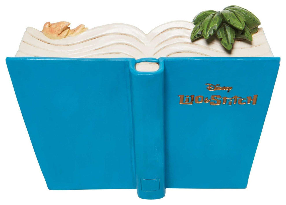 Jim Shore Ohana Means Family Polyresin Lilo & Stitch Story Book 6010087